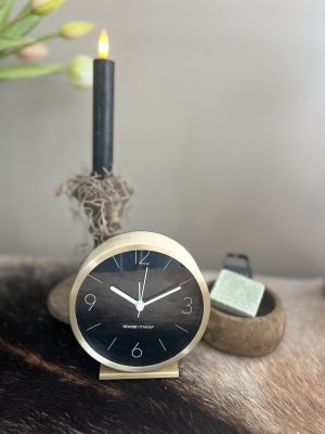 1Tafelklok goud 6150