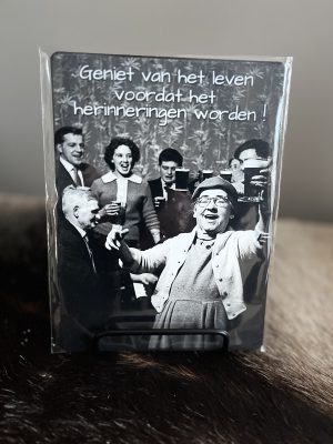 decobordje geniet van het leven 957